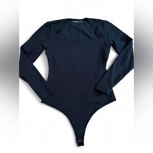 Abercrombie & Fitch Soft AF Long Sleeve Black Bodysuit Size M